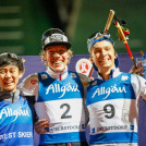 Strahlende Gesichter auf dem Podium: Ryota Yamamoto (JPN), Franz-Josef Rehrl (AUT), Eero Hirvonen (FIN), (l-r).