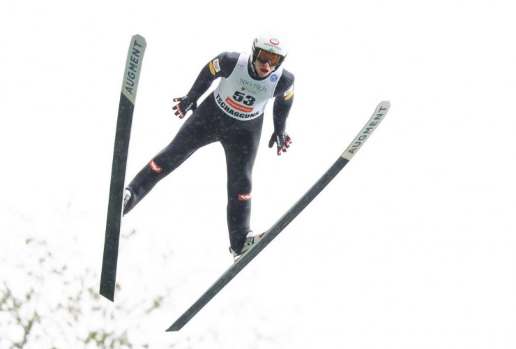 Martin Fritz (AUT) gewann das Springen der Herren.