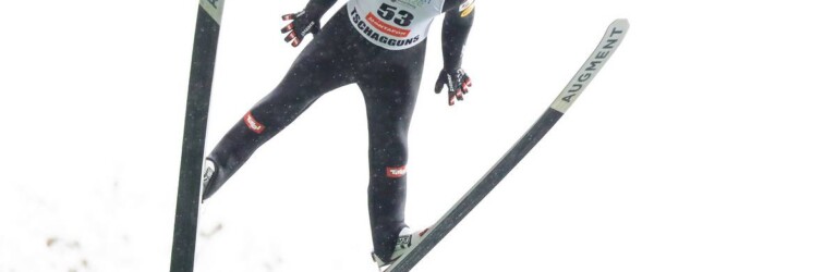 Martin Fritz (AUT) gewann das Springen der Herren.