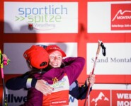 Das deutsche Team feierte einen Doppelsieg mit Jenny Nowak (GER) und Nathalie Armbruster (GER), (l-r).