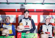 Die siegreichen Herren: Ilkka Herola (FIN), Jens Luraas Oftebro (NOR), Martin Fritz (AUT), (l-r).