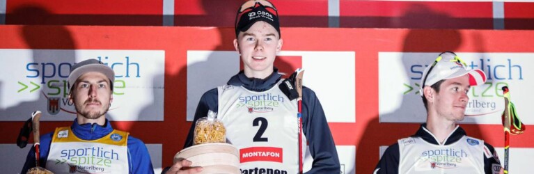 Die siegreichen Herren: Ilkka Herola (FIN), Jens Luraas Oftebro (NOR), Martin Fritz (AUT), (l-r).