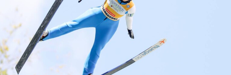 Ema Volavsek (SLO) liegt bei den Damen nach dem Springen hauchdünn vorn in der Gesamtwertung.