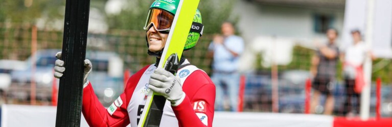 Eero Hirvonen (FIN) zeigte mit 106 Metern die größte Weite des Tages.