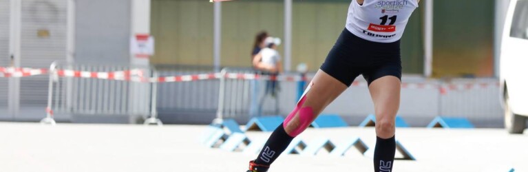 Eva Hubinger (AUT) beim Heimrennen