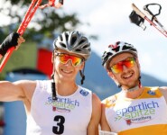 Tagessieger und Gesamtsieger: Eero Hirvonen (FIN), Ilkka Herola (FIN), (l-r)