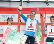 Die Tagessieger in Tschagguns: Stefan Rettenegger (AUT), Eero Hirvonen (FIN), Laurent Muhlethaler (FRA)