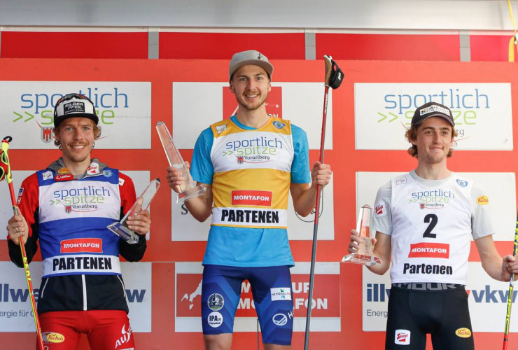 Die drei Sieger der Gesamtwertung:Franz-Josef Rehrl (AUT), Ilkka Herola (FIN), Stefan Rettenegger (AUT), (l-r)