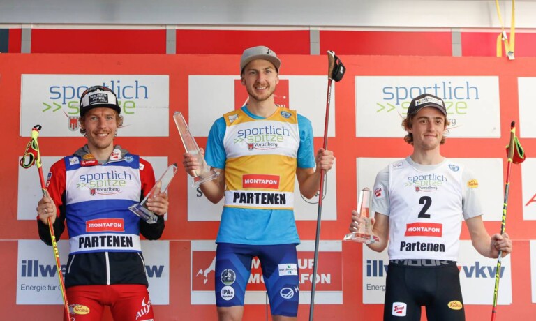 Die drei Sieger der Gesamtwertung:Franz-Josef Rehrl (AUT), Ilkka Herola (FIN), Stefan Rettenegger (AUT), (l-r)