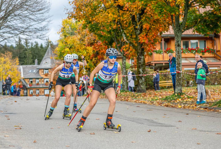 Hannah Rommel beim Lauf in Hinterzarten.