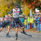 Terence Weber beim Lauf in der Ortsmitte Hinterzartens