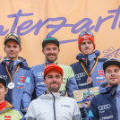 Die Sieger bei den Herren: Jakob Lange (GER), Fabian Riessle (GER), Julian Schmid (GER), Manuel Faisst (GER), Johannes Rydzek (GER), (l-r)
