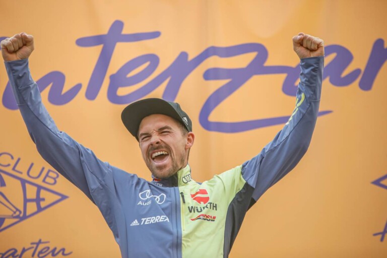 Fabian Riessle freut sich über seinen dritten Einzel-Meistertitel.