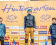 Die Junioren 16-Klasse: Timo Tritschler (GER), Armin Peter (GER), Moritz Terei (GER), (l-r)