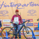 Die Siegerinnen beim Damenwettkampf: Jenny Nowak, Nathalie Armbruster und Anne Häckel.