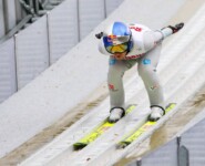Vinzenz Geiger nahm nur am Sprung teil und verzichtete auf den Lauf.
