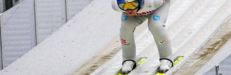 Vinzenz Geiger nahm nur am Sprung teil und verzichtete auf den Lauf.