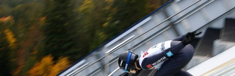 Christian Frank beim Sprung in Hinterzarten