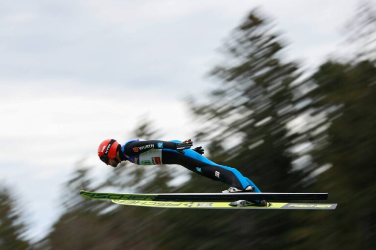 Zeigte den weitesten Sprung des Tages: Johannes Rydzek (GER)