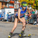 Thea Haeckel (GER) brach bereits kurz nach dem Start der Stock.