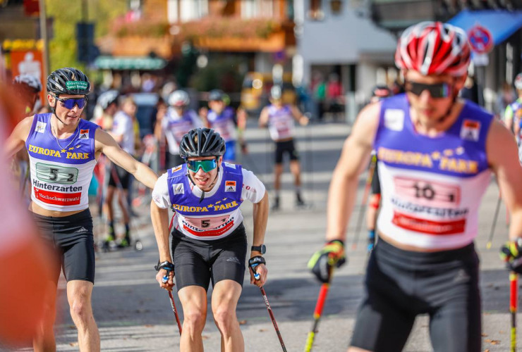 David Mach (GER), Simon Mach (GER), (l-r) beim Wechsel