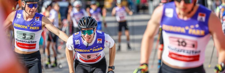 David Mach (GER), Simon Mach (GER), (l-r) beim Wechsel