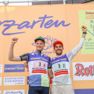Die Deutschen Meister im Teamsprint: Wendelin Thannheimer (GER), Johannes Rydzek (GER), (l-r)