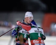 Glückliche Franzosen: Matteo Baud (FRA) und Laurent Muhlethaler (FRA), (l-r) feiern persönliche Bestleistungen.