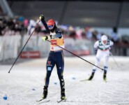 Julian Schmid (GER) feiert sein zweites Podium in Folge.