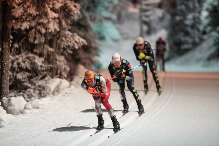 Liefen ein solides Rennen: Franz-Josef Rehrl (AUT), Manuel Faisst (GER), Vinzenz Geiger (GER), (l-r).
