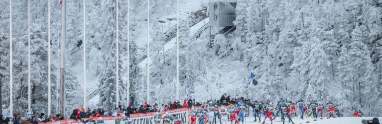 Das Feld blieb während des Rennens eng beieinander.