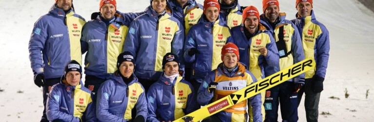 Happy über das gelbe Trikot: Julian Schmid (GER) und Team Deutschland.