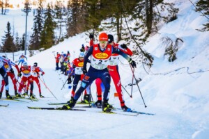 Julian Schmid (GER) führt derzeit das deutsche Feld an.