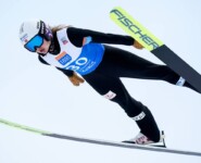 Gyda Westvold Hansen (NOR) landete den weitesten Sprung des Tages.