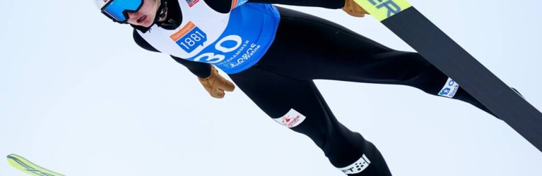 Gyda Westvold Hansen (NOR) landete den weitesten Sprung des Tages.