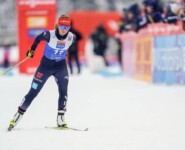 Magdalena Burger (GER) beim Saisonauftakt der Kombiniererinnen in Lillehammer.
