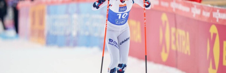 Ida Marie Hagen (NOR) lief mit der besten Laufzeit vor auf Rang fünf.