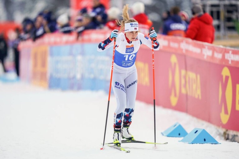 Ida Marie Hagen (NOR) lief mit der besten Laufzeit vor auf Rang fünf.