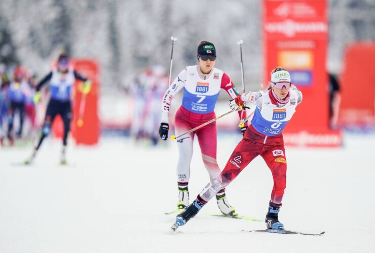 Annalena Slamik (AUT) im Duell mit Yuna Kasai (JPN)