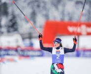 Annika Sieff (ITA) wurde Zweite beim Auftakt in Lillehammer.