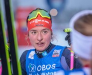 Nathalie Armbruster (GER) verpasste das Podium nur ganz knapp.