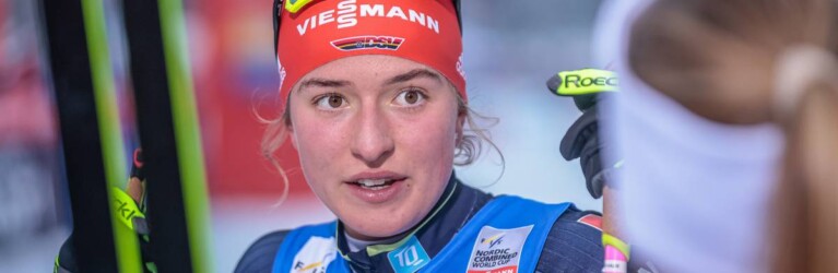 Nathalie Armbruster (GER) verpasste das Podium nur ganz knapp.