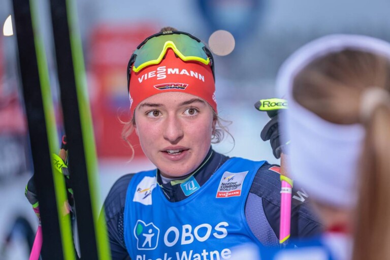 Nathalie Armbruster (GER) verpasste das Podium nur ganz knapp.