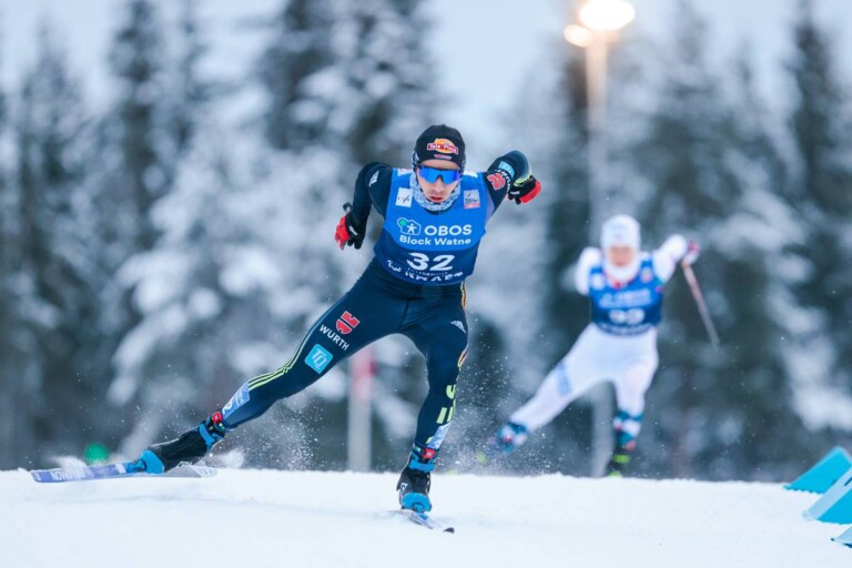 Jakob Lange (GER) gewann Weltcuppunkte.