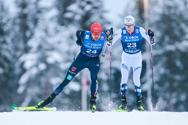 Johannes Rydzek (GER) und Einar Luraas Oftebro (NOR)