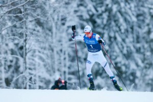 Jens Luraas Oftebro (NOR) lief ein ungefährdetes Rennen.