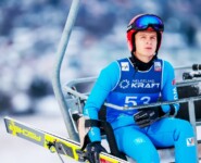Julian Schmid (GER) auf dem Weg nach oben.