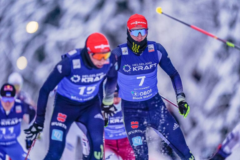 Julian Schmid (GER) war wieder vorne mit dabei.