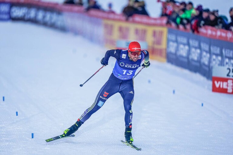 Johannes Rydzek (GER) lief von Rang 13 auf 4.