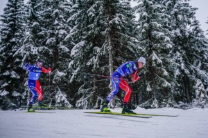 Laurent Muhlethaler (FRA), Matteo Baud (FRA), (l-r) - die beiden Franzosen gehören inzwischen zu den Stammgästen in den Top 10.